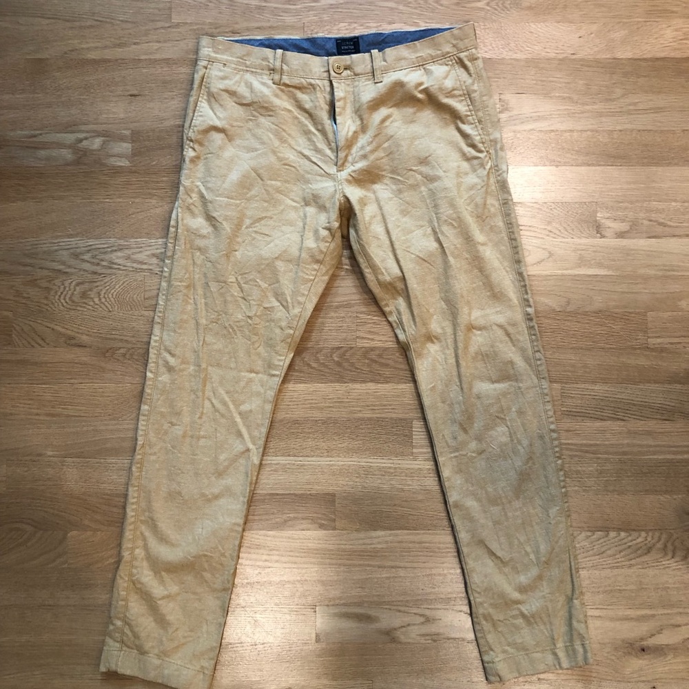 J. Crew Cotton Linen Pants